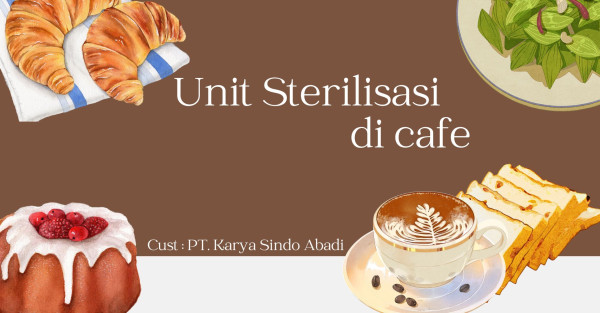 Unit Sterilisasi di cafe